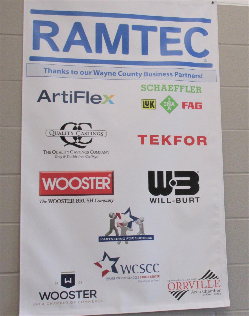 Several Wooster businesses have had a big hand in helping make the RAMTEC program at WCSCC so successful.