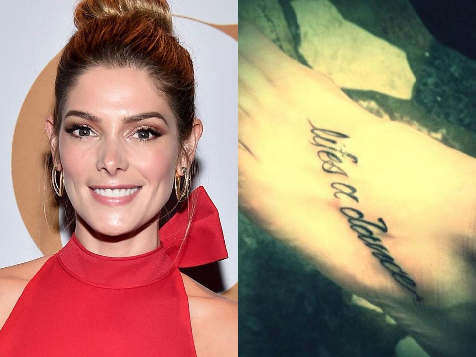 ashley Greene tattoo