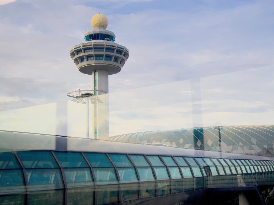 Changi Airport, Singapore.