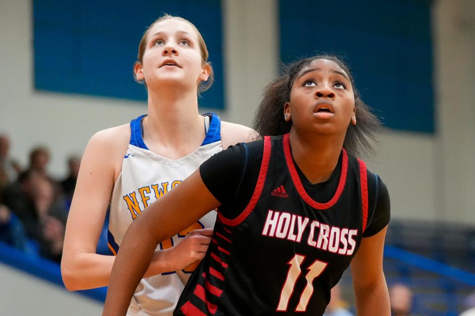 Holy Cross guard Aumani Nelson is the Indians' second-leading scorer at 9.5 points per game this season.