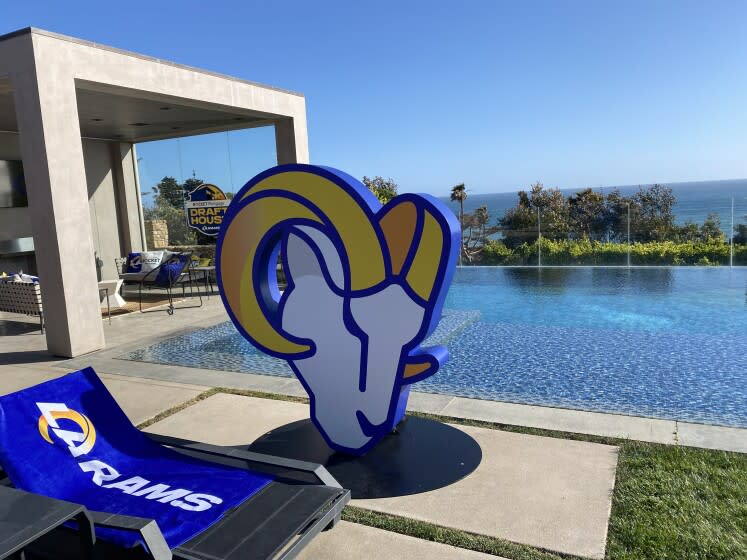 Rams' NFL draft headquarters, a house in Malibu.