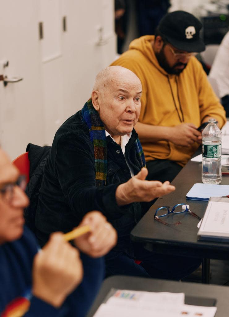 Director Jack O’Brien in rehearsals for ‘Shucked’ (Photo: Emilio Madrid)