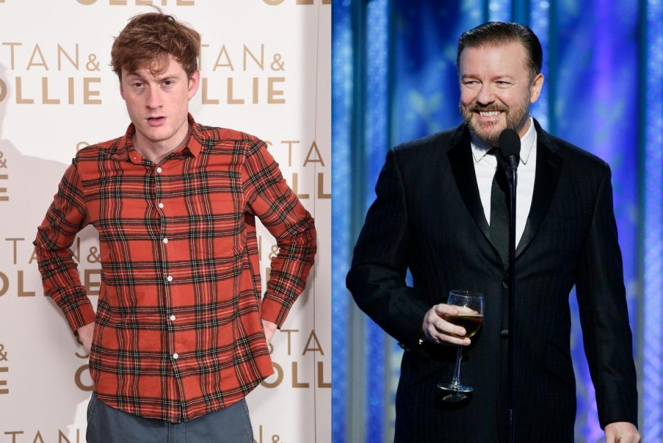 James Acaster targeted Ricky Gervais during stand-up special in 2019 (Getty)