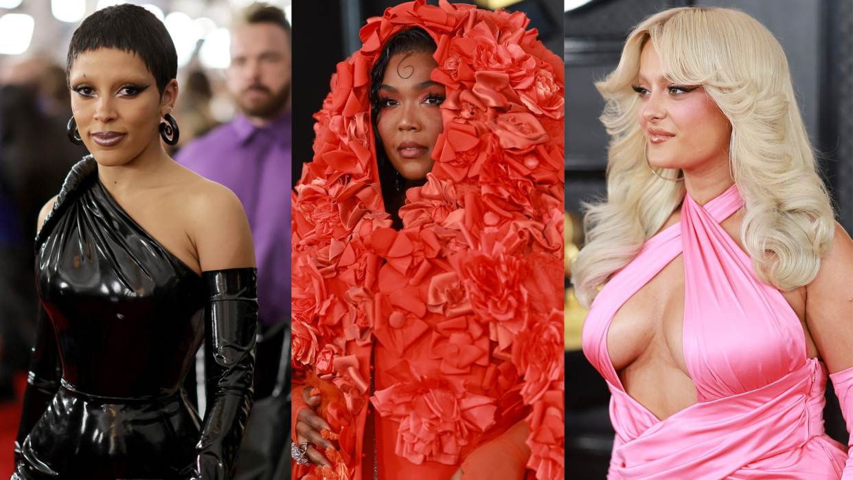 Some of the best hair and makeup looks at the 2023 Grammy Awards.