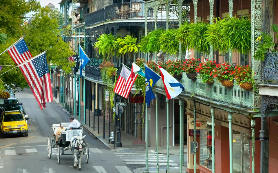 <p>At the intersection of French, Caribbean, and Southern styles is <a rel="nofollow noopener" href="http://www.travelandleisure.com/style/new-orleans-home-decor" target="_blank" data-ylk="slk:the vibrant Big Easy;elm:context_link;itc:0;sec:content-canvas" class="link ">the vibrant Big Easy</a>. Be prepared to introduce plenty of <a rel="nofollow noopener" href="http://www.travelandleisure.com/travel-guide/new-orleans" target="_blank" data-ylk="slk:New Orleans-inspired;elm:context_link;itc:0;sec:content-canvas" class="link ">New Orleans-inspired</a> saturated hues into your home. </p> <p><a rel="nofollow noopener" href="http://www.travelandleisure.com/style/new-orleans-home-decor" target="_blank" data-ylk="slk:Learn How to Turn Your Home Into a New Orleans Townhouse;elm:context_link;itc:0;sec:content-canvas" class="link ">Learn How to Turn Your Home Into a New Orleans Townhouse</a> </p>