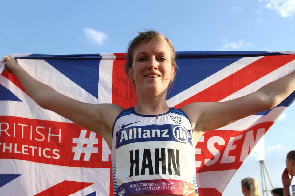 Hahn flew the flag with three gold medals for Great Britain. Pic: Ben Booth Photography