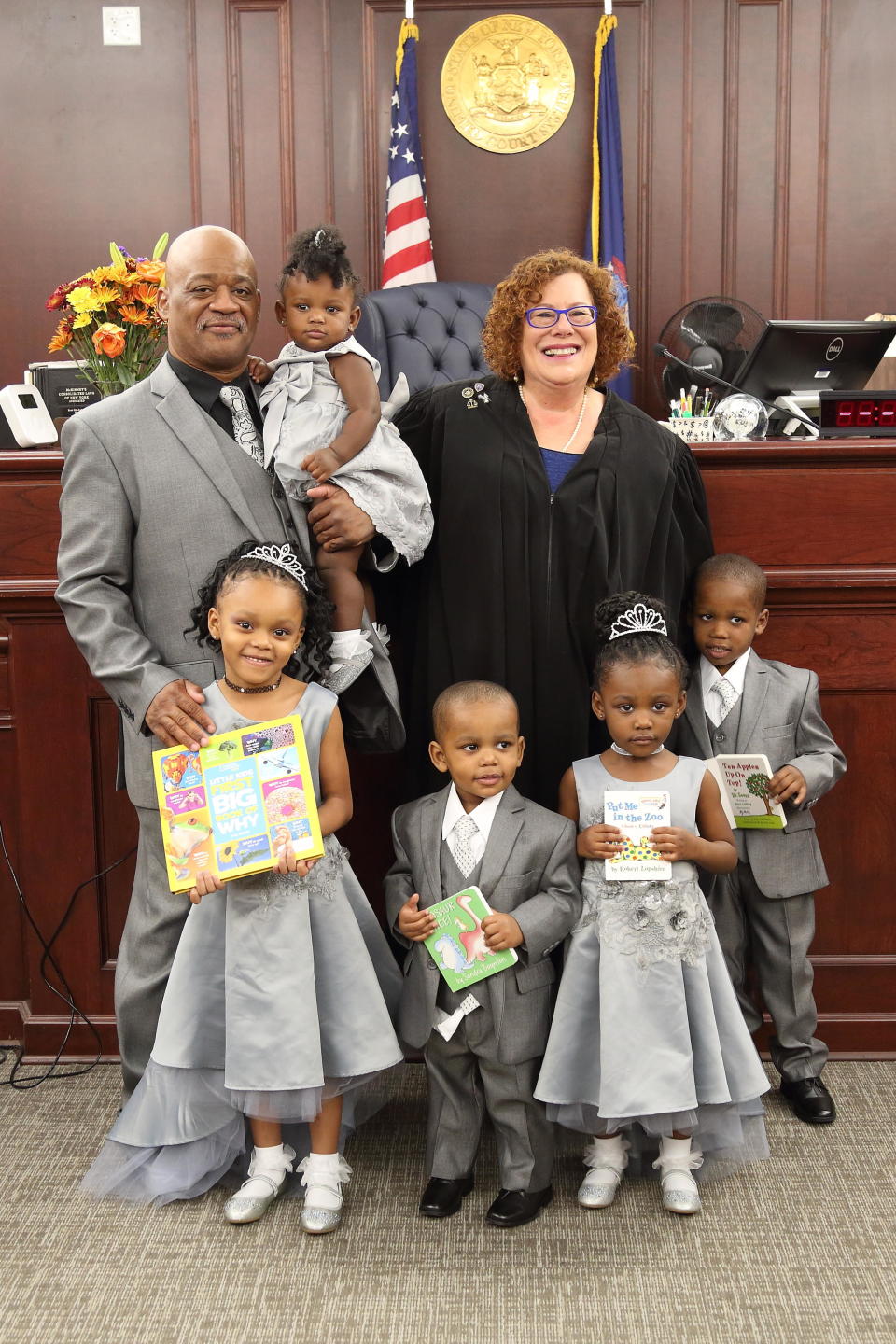 Lamont Thomas adopted five siblings so they could all stay together. / Credit: Anna Miller