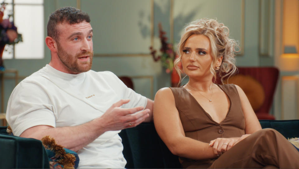 Married At First Sight UK's Adrienne and Matt couldn't make it work. (Channel 4)