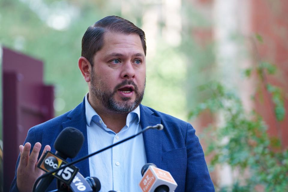 "When we talk about reducing inflation, the way we reduce inflation in people's everyday life is to reduce the (cost of) essentials. There is nothing more essential than pharmaceuticals," says Arizona's U.S. Rep. Ruben Gallego.