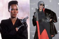 Grace Jones - May Day in ‘A View To A Kill’ (1985) Grace Jones may have last acted in 2008, but she’s still known as a musical legend, and is considered a style icon (Credit: Rex)