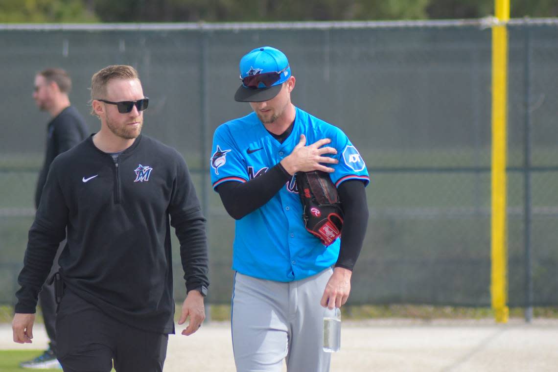 A key Marlins pitcher won’t be ready for Opening Day. What that means