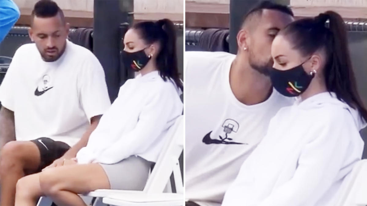 Australian Open 2021 Nick Kyrgios Spotted With Girlfriend