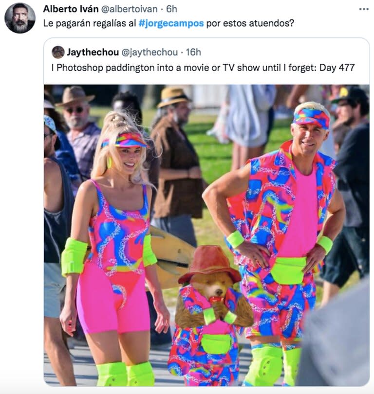 Los mejores tuits por el atuendo de "Barbie" y su comparación con Jorge Campos