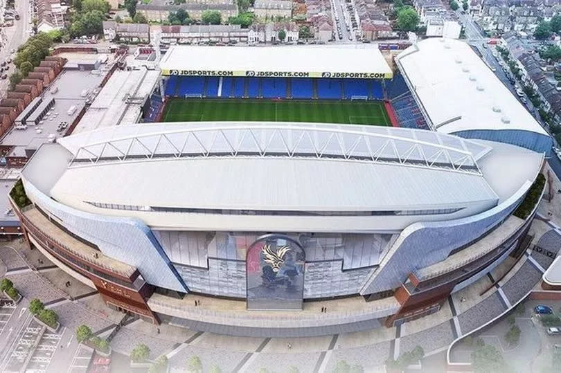 The CGI plans for the Selhurst Park re-development