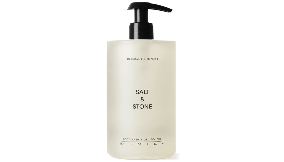Gel de baño rico en antioxidantes de Salt & Stone. Limpia, nutre y suaviza la piel con niacinamida y ácido hialurónico. Foto: amazon.com