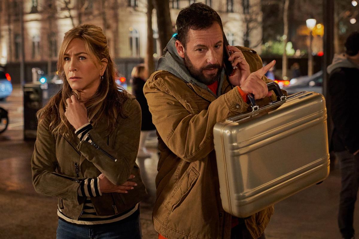 Jennifer Aniston, Adam Sandler Wrap Filming Murder Mystery 2 in Paris