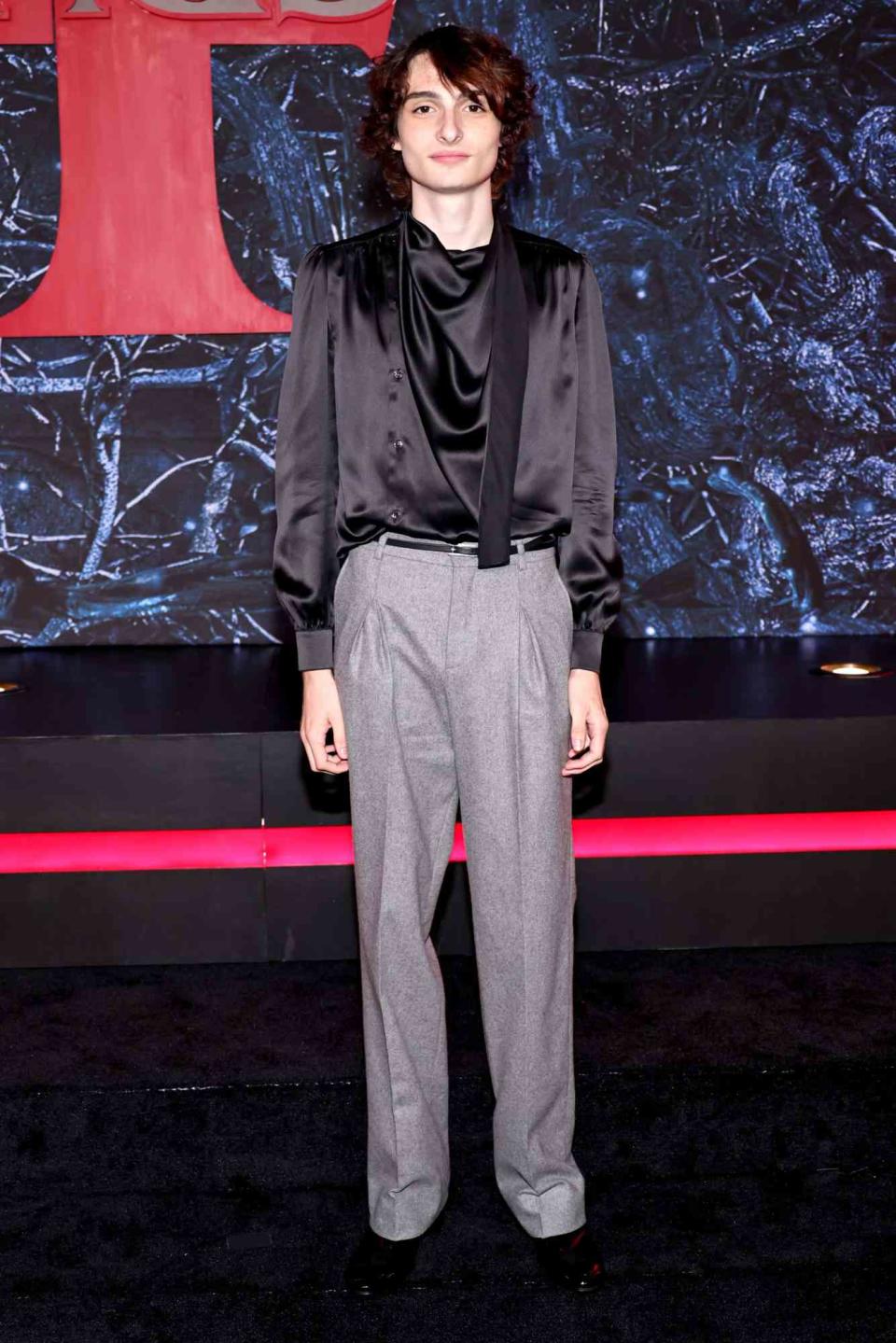 BROOKLYN, NEW YORK - MAY 14: Finn Wolfhard attends Netflix's &quot;Stranger Things&quot; Season 4 New York Premiere at Netflix Brooklyn on May 14, 2022 in Brooklyn, New York. (Photo by Theo Wargo/Getty Images)