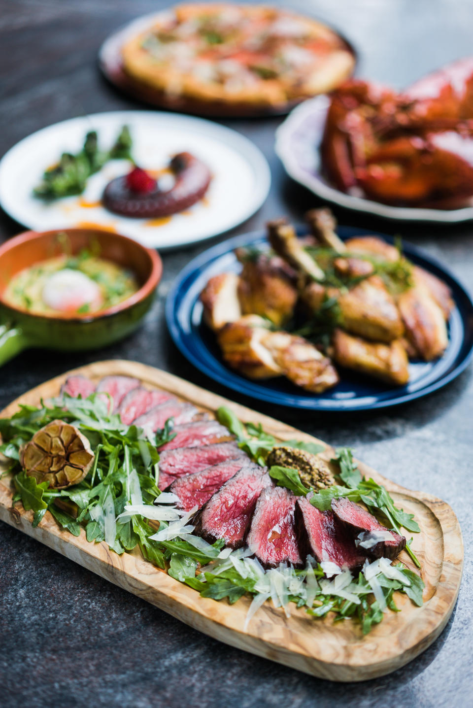 Grilled Angus Beef Tagliata with Sunchoke Mash (Photo: Amò)