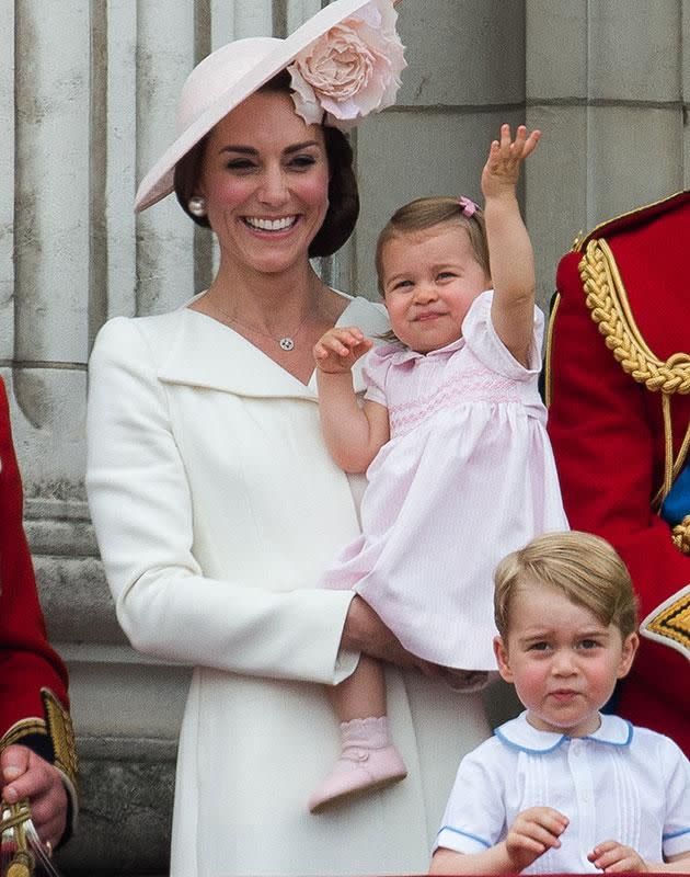 Kate with her kids because they're adorable. Source: Getty