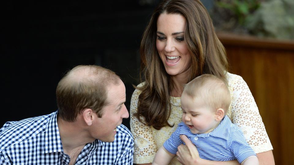 Prince William, Kate Middleton and Prince George