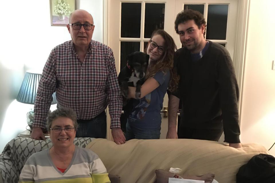 Matthew Willson, right, with his parents Pauline Willson and Robert Easingwood, and sister Kate Easingwood (Courtesy of Kate Easingwood)