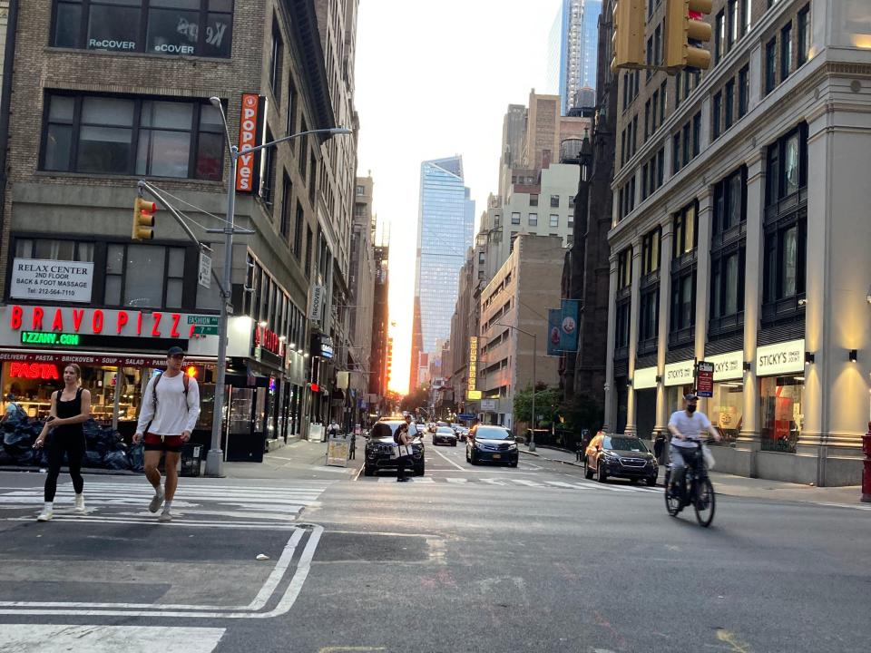New York City streets.