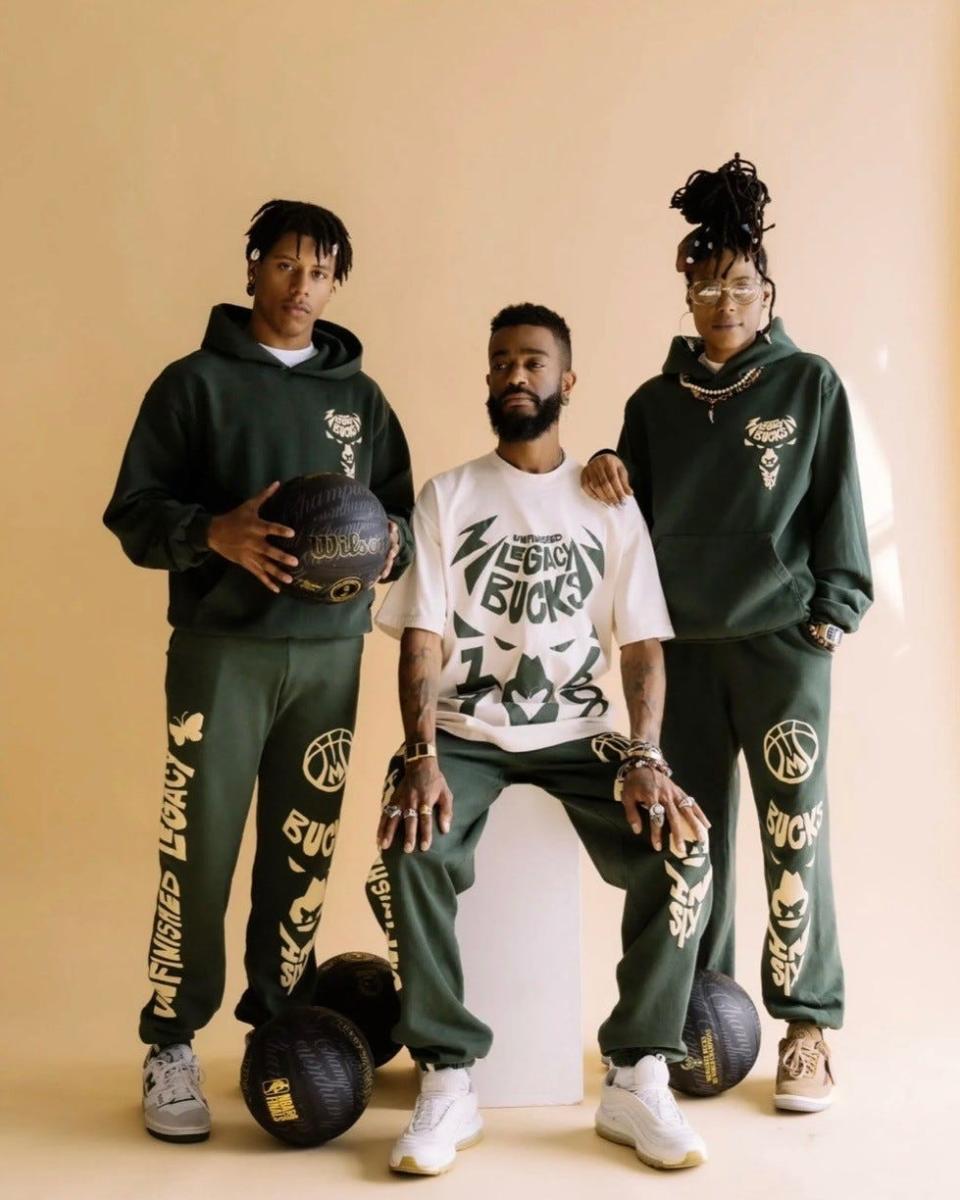 The limited-edition Bucks In Six x Unfinished Legacy collection that launched in February 2023.