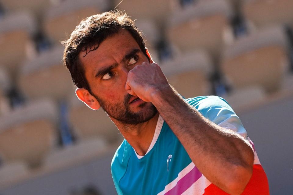 Marin Cilic fought through to the semi-finals (AP Photo/Michel Euler) (AP)