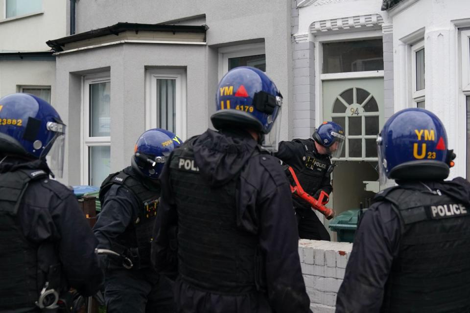 More than 1,600 suspected members of county lines drug dealing gangs have been arrested in one week across England and Wales (Joe Giddens/PA) (PA Wire)