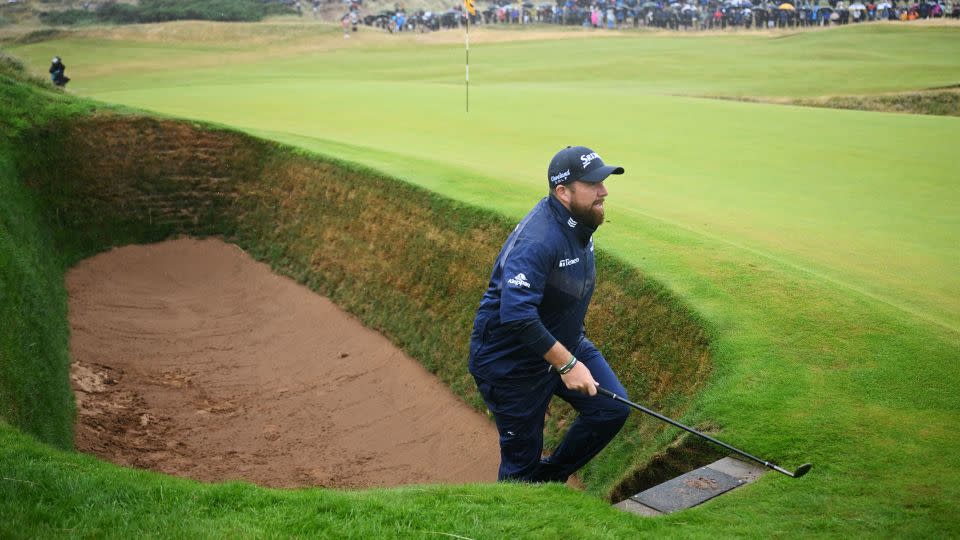 Lowry's round went downhill after trouble at the 'coffin' bunker on the eighth hole. - Stuart Franklin/R&A/Getty Images