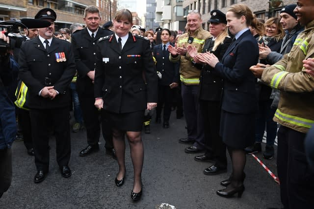 Tower block fire in London