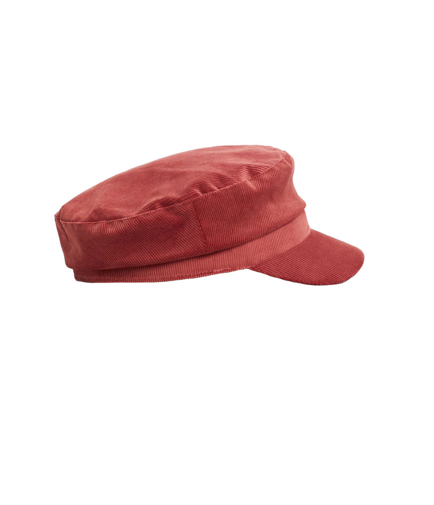 <p>Wool-blend cap, $30,<a rel="nofollow noopener" href="https://shop.mango.com/us/women/hats-and-gloves/wool-blend-cap_13047016.html?c=83" target="_blank" data-ylk="slk:mango.com;elm:context_link;itc:0;sec:content-canvas" class="link "> mango.com</a> </p>