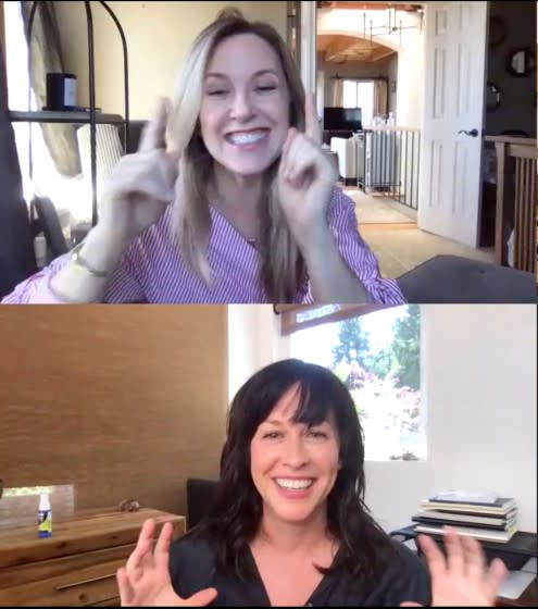 Indie rocker Liz Phair interviewed Alanis Morissette with reporter Lorraine Ali moderating sometime in July of 2020.