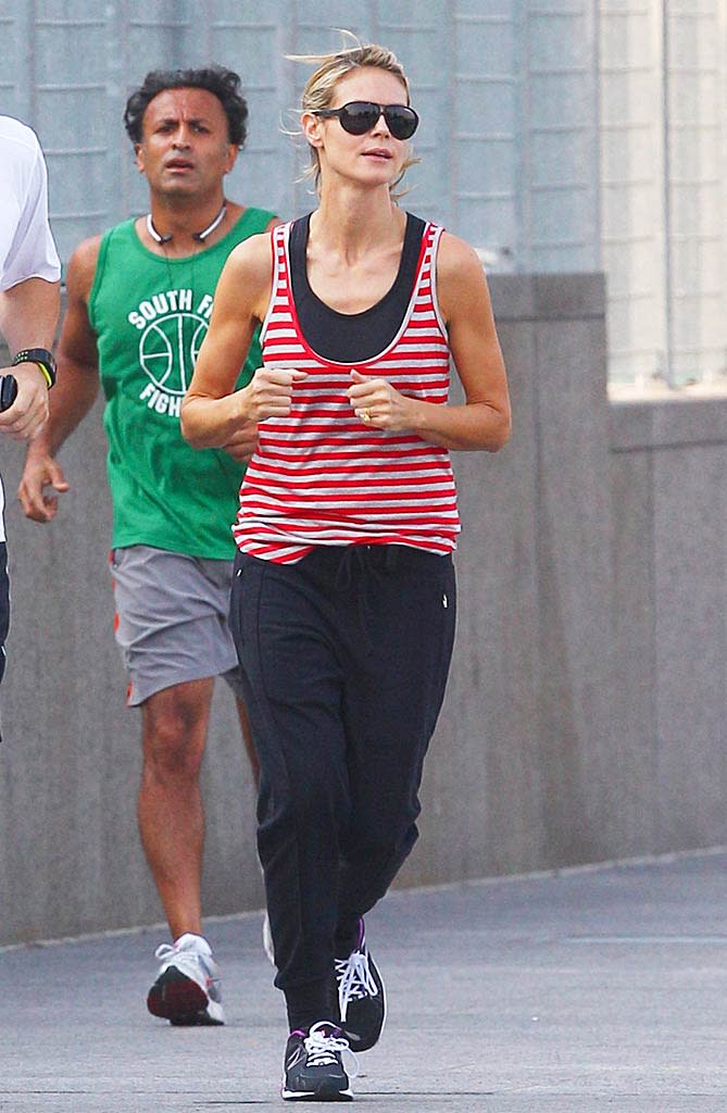 Heidi Klum Jogging