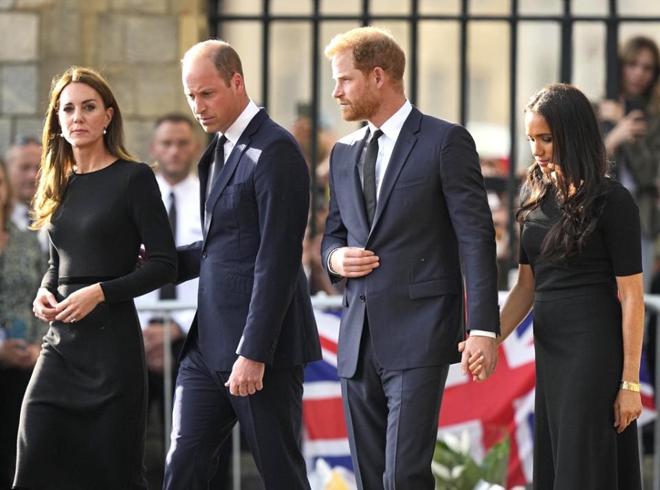 Prince William, Prince Harry, Meghan Markle, Kate Middleton