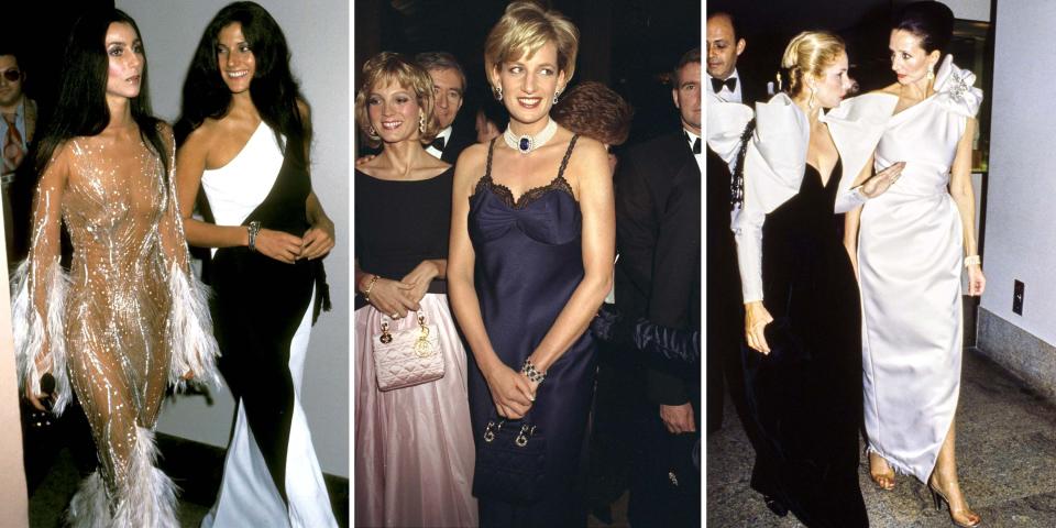 30 Glamorous Throwback Photos From the Met Gala