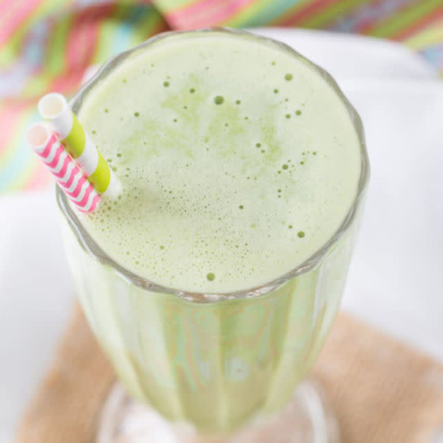 All-Natural Shamrock Shake Smoothie