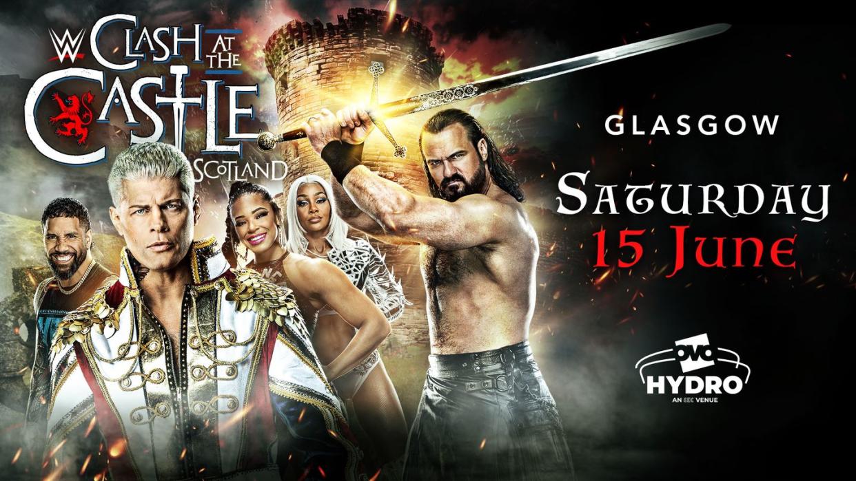 wwe clash at the castle poster