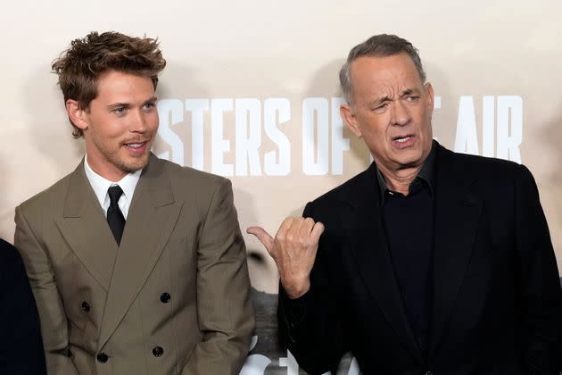 Tom Hanks (right) starred opposite Austin Butler in 