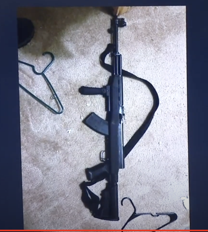 This is the rifle Jacksonville police said was used by Tyliko Maduro to shoot Officer Malik Daricaud on Sunday.