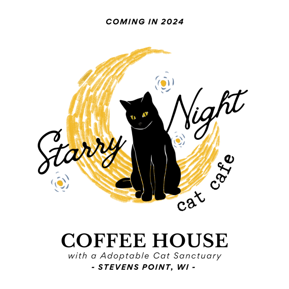 Lexi Peterson plans to open Starry Night Cat Café in 2024 inside The Whiting Place at 1400 Strongs Ave. in Stevens Point.