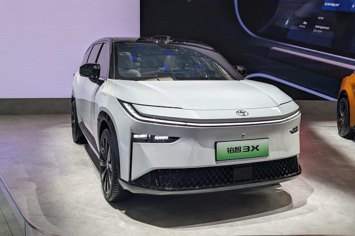 Toyota bZ3X Beijing front