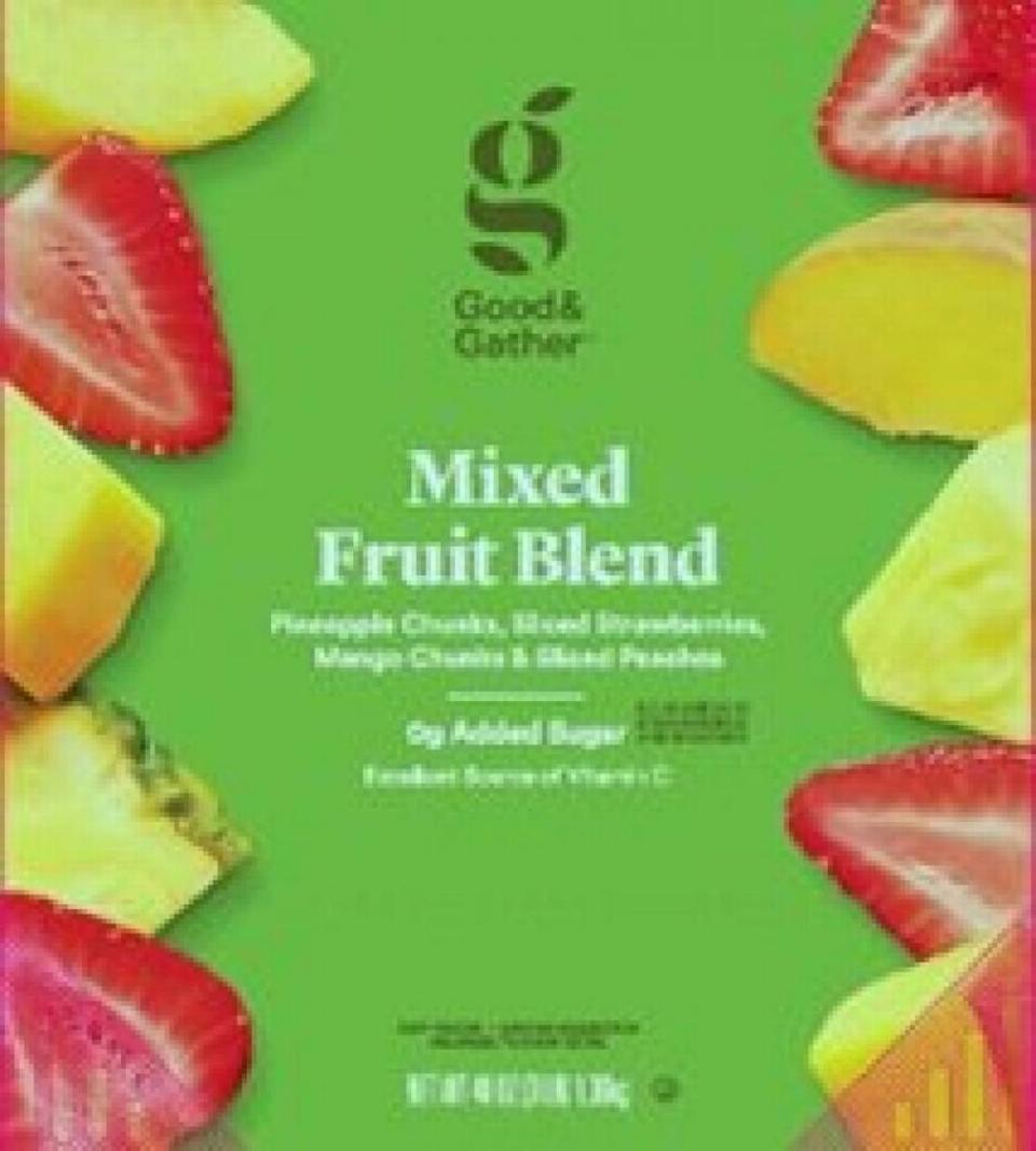 Good & Gather Mixed Fruit Blend, sold only at Target stores and Target online.