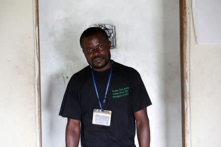 Former child soldier William Wilson, who is 32 and now a student of Journey Against Violence (JAV) Program, poses for a picture in Grand Gedeh, Liberia, June 29, 2016. REUTERS/Thierry Gouegnon