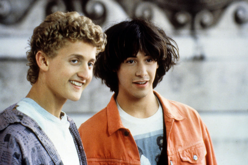 Sometimes a movie can just be fun, and that's what Bill and Ted's Excellent Adventure is. You can't help but be endeared to Bill and Ted, two guileless dummies played perfectly by Alex Winter and Keanu Reeves.