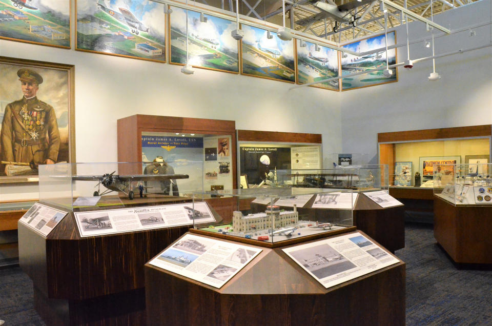 The Mitchell Gallery of Flight at Milwaukee Mitchell International Airport offers free exhibitions. (Courtesy Milwaukee Mitchell International Airport)