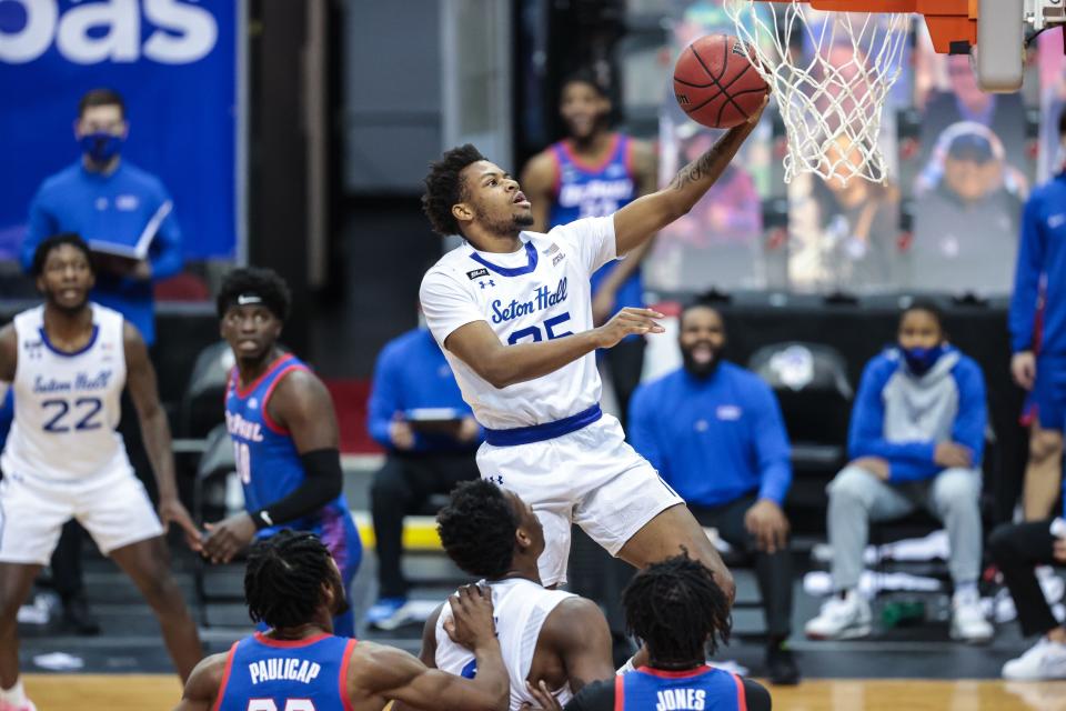 Seton Hall Pirates guard Jahari Long (25)