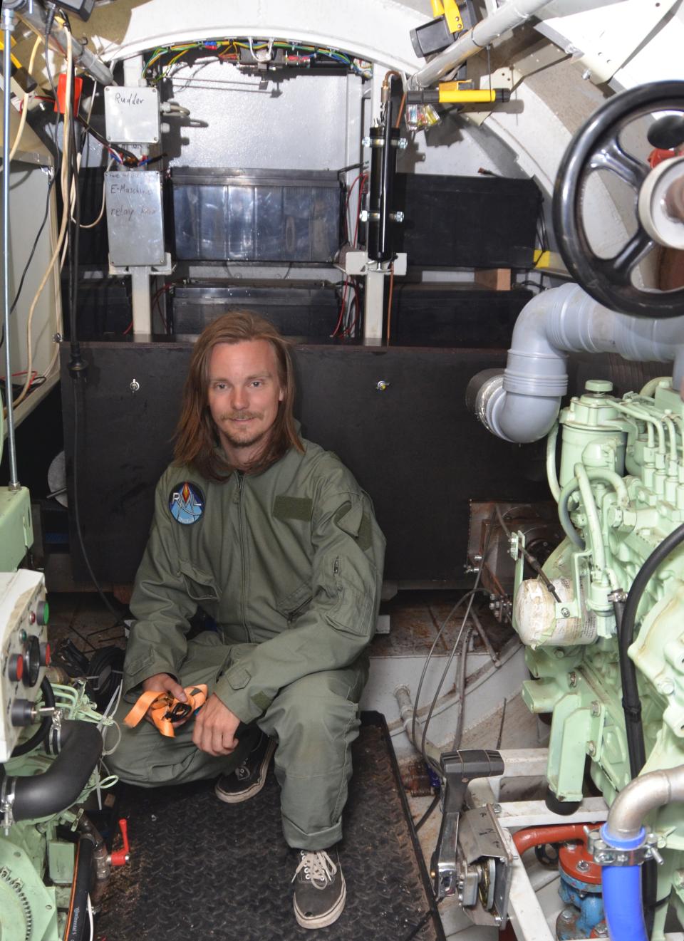 Peter Madsen And His Homemade Submarine Nautilus