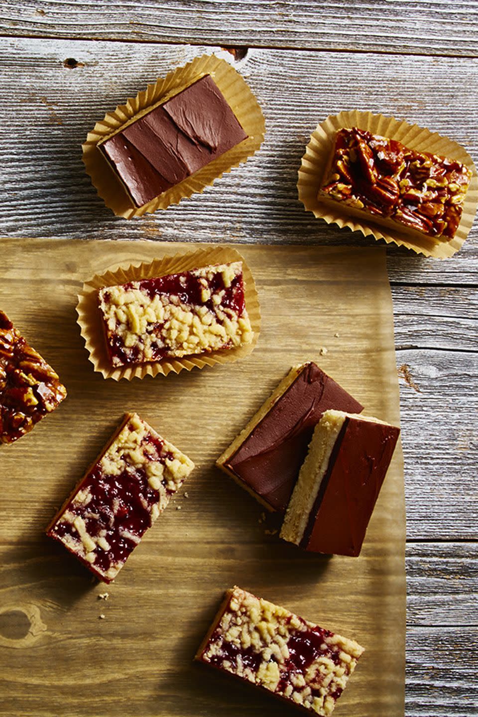 <p>Keep it classic this holiday season with these versatile shortbread goodies. </p><p>Get the <a href="https://www.goodhousekeeping.com/food-recipes/dessert/a46927/shortbread-squares-recipe/" rel="nofollow noopener" target="_blank" data-ylk="slk:Shortbread Squares recipe;elm:context_link;itc:0;sec:content-canvas" class="link "><strong>Shortbread Squares recipe</strong></a>.</p>