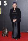 <p>Carrie Fisher and her beloved dog, Gary, at the European premiere of <em>Star Wars: The Force Awakens</em> on Dec. 16, 2015, in London. (Photo by Karwai Tang/WireImage)</p>